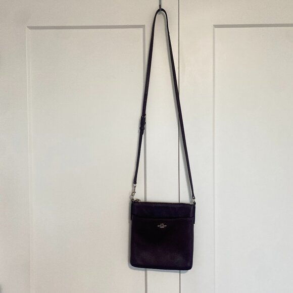 Coach Purple Kitt Messenger Crossbody Bag - Picture 1 of 13
